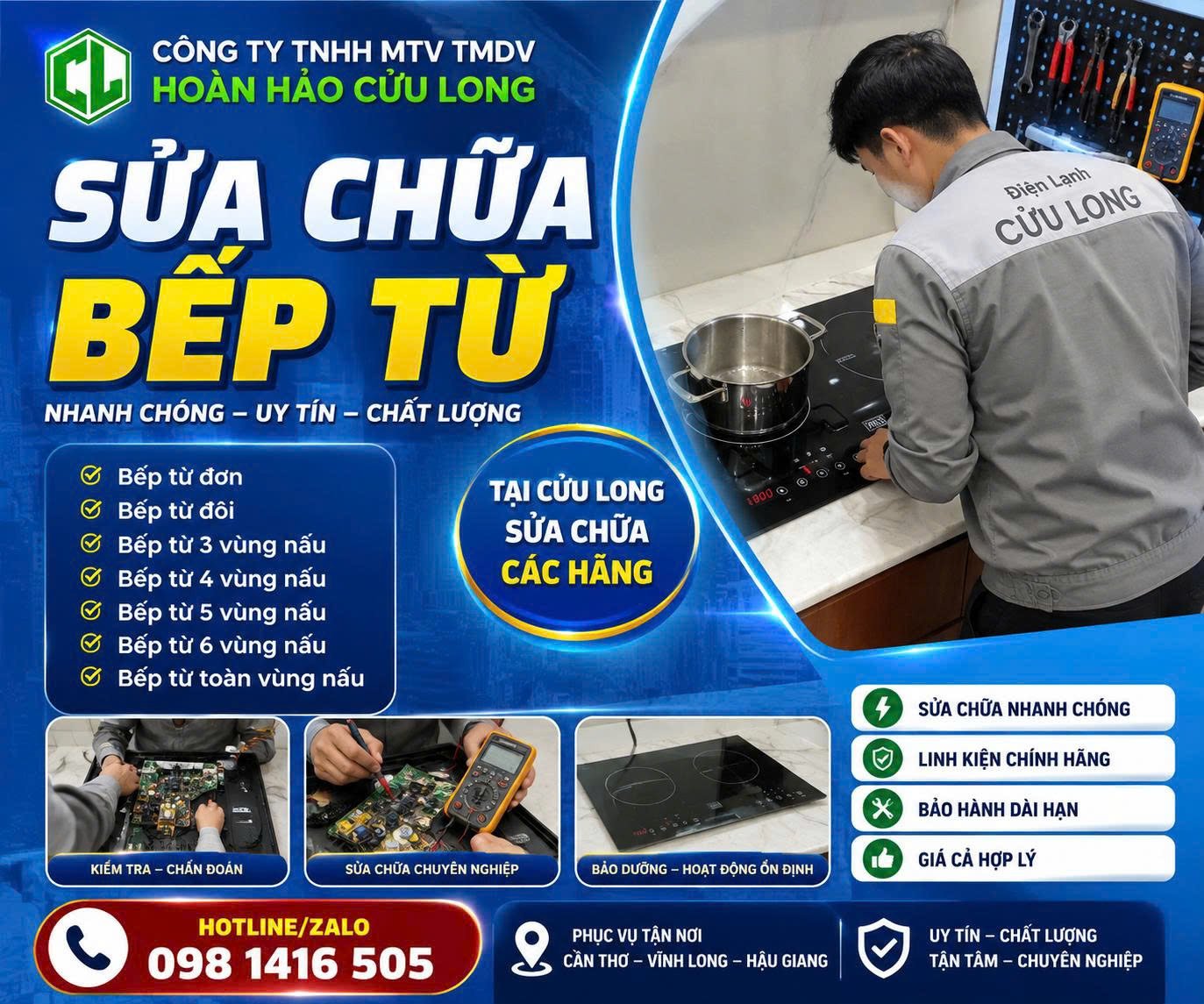 SỮA CHỮA BẾP TỪ CẦN THƠ