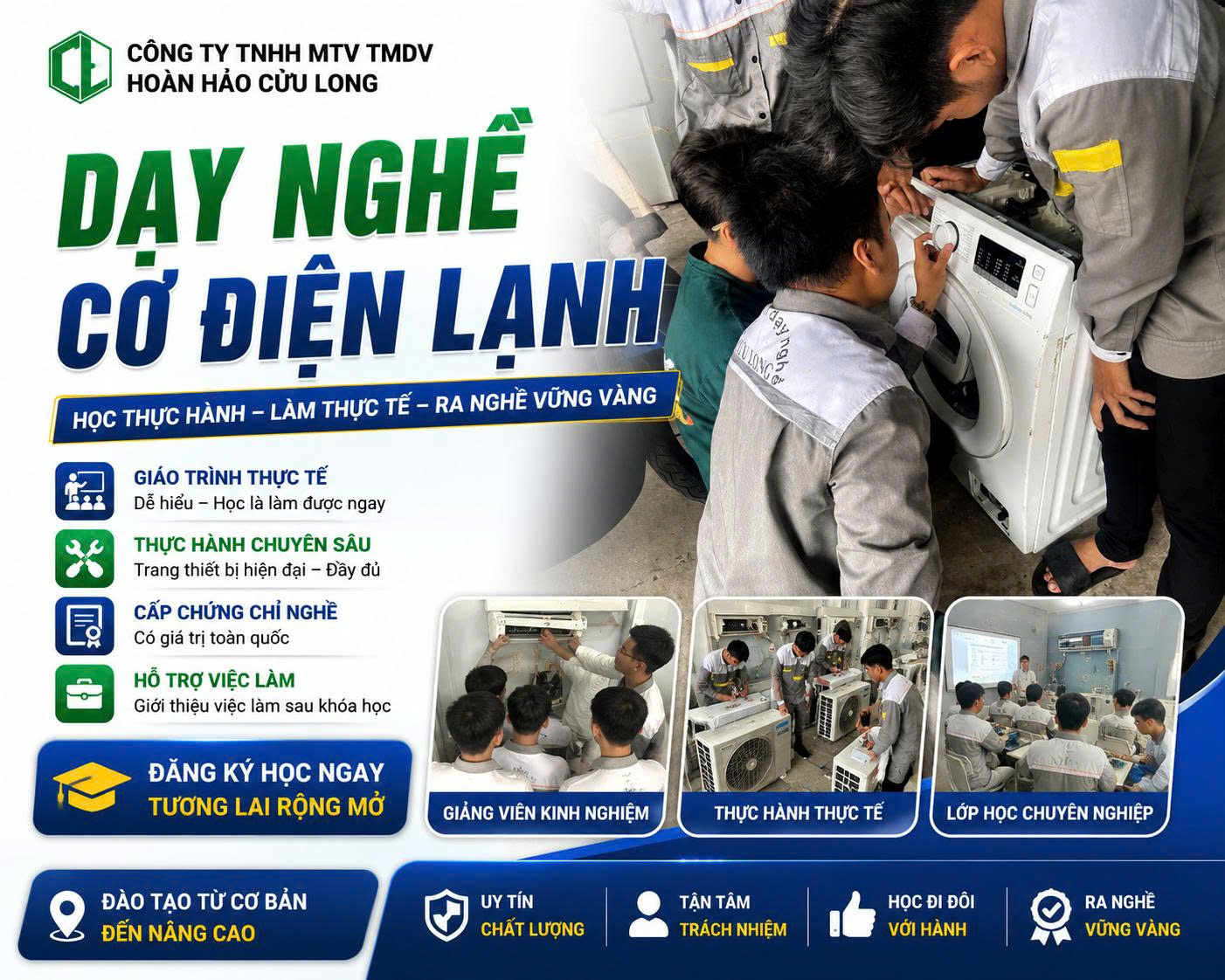 DẠY NGHỀ CƠ ĐIỆN LẠNH