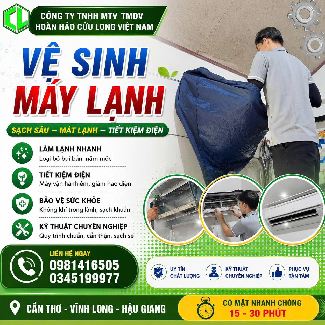 VỆ SINH MÁY LẠNH 